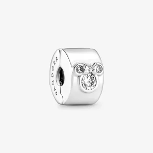 (image pour) PANDORA Disney Mickey Mouse & Minnie Mouse Clip Charm - 790111C01
