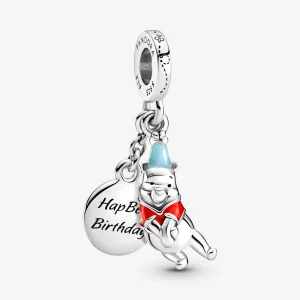 (image pour) PANDORA Disney Winnie l'Ourson Charme Pendentif d'Anniversaire - 799385C01