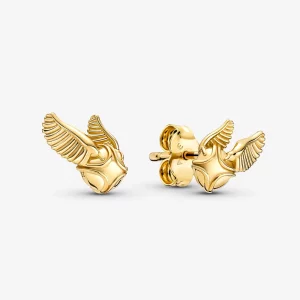 (image pour) PANDORA Harry Potter, Boucles d'oreilles clous Vif d'Or - 260025C00