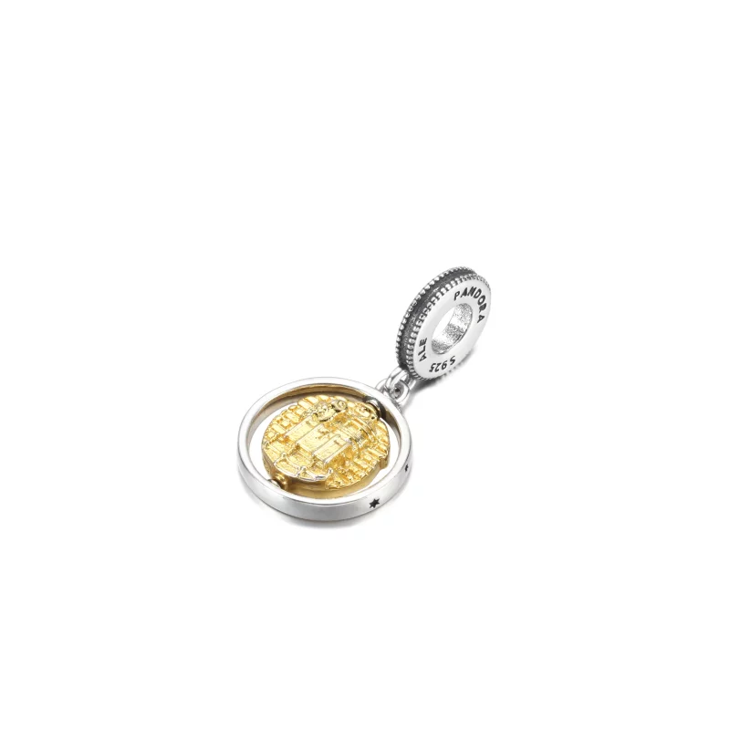 (image pour) PANDORA Harry Potter, Breloque Pendante Spinning Hedwig - 760035C00 - Afficher 2