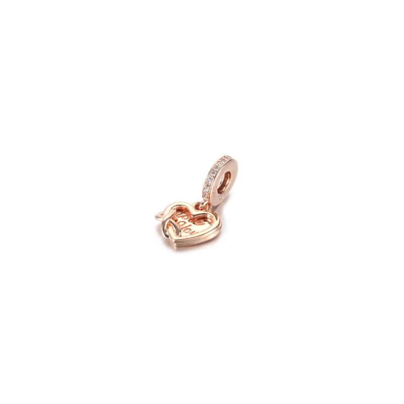 (image pour) PANDORA Love You Infinity Heart Dangle Charm - 789369C01 - Afficher 3