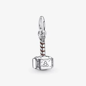 (image pour) PANDORA Marvel Le Charme Pendentif du Marteau de Thor des Avengers - 790483C01