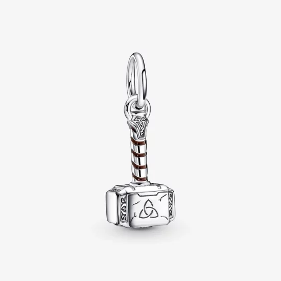 (image pour) PANDORA Marvel Le Charme Pendentif du Marteau de Thor des Avengers - 790483C01