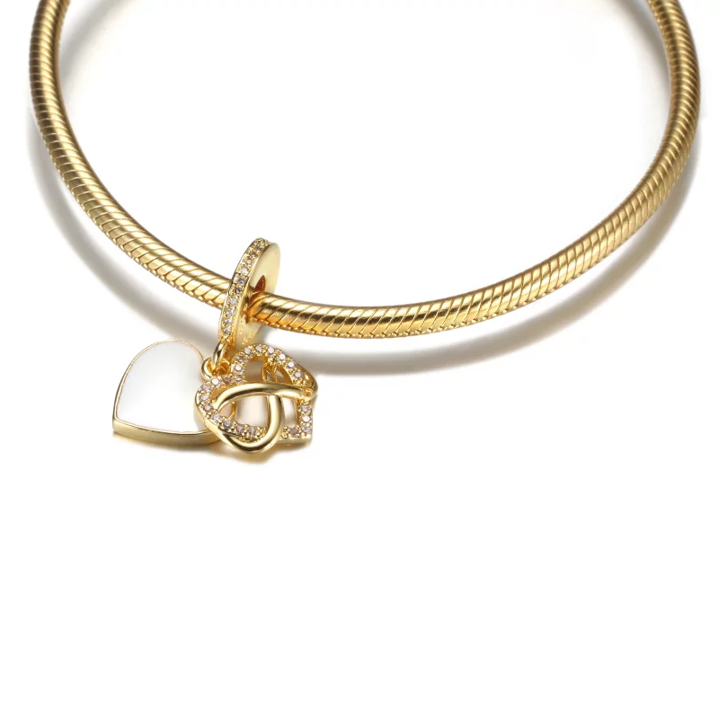 (image pour) PANDORA scintillant infini cœur breloque pendante - 759516C01 - Afficher 5