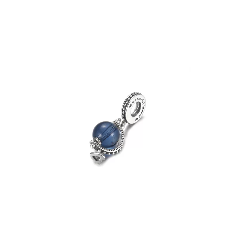 (image pour) Pendentif à breloque PANDORA Bleu Globe - 799430C01 - Afficher 2