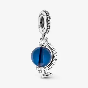 (image pour) Pendentif à breloque PANDORA Bleu Globe - 799430C01
