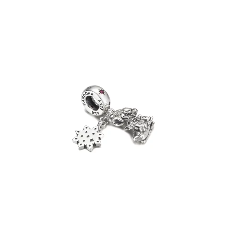(image pour) Pendentif breloque PANDORA Disney Bambi & Panpan - 799647C01 - Afficher 4