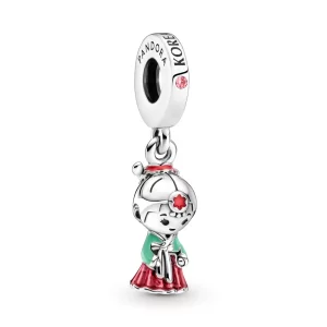 (image pour) Pendentif breloque PANDORA Poupée coréenne en Hanbok - 799499C01