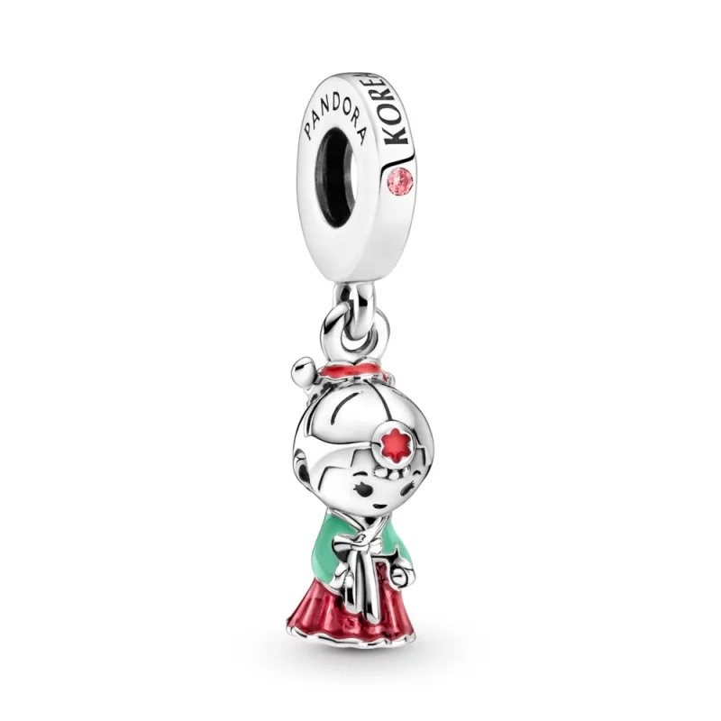 (image pour) Pendentif breloque PANDORA Poupée coréenne en Hanbok - 799499C01