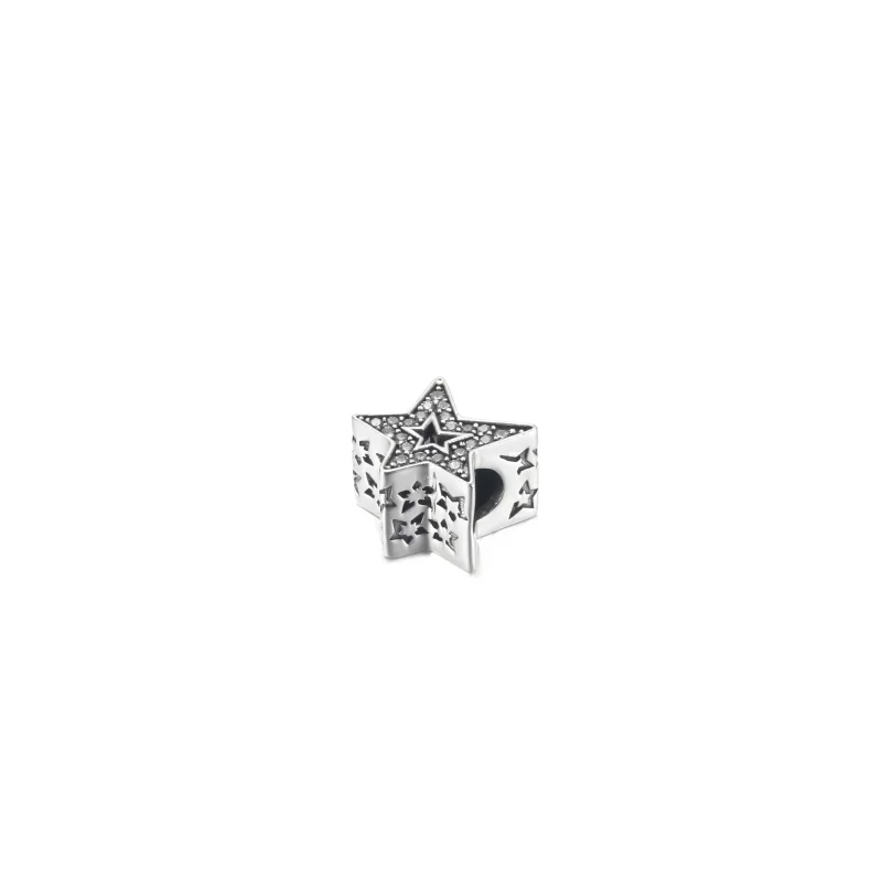 (image pour) Pendentif charm étoile asymétrique scintillant PANDORA - 790016C01 - Afficher 2