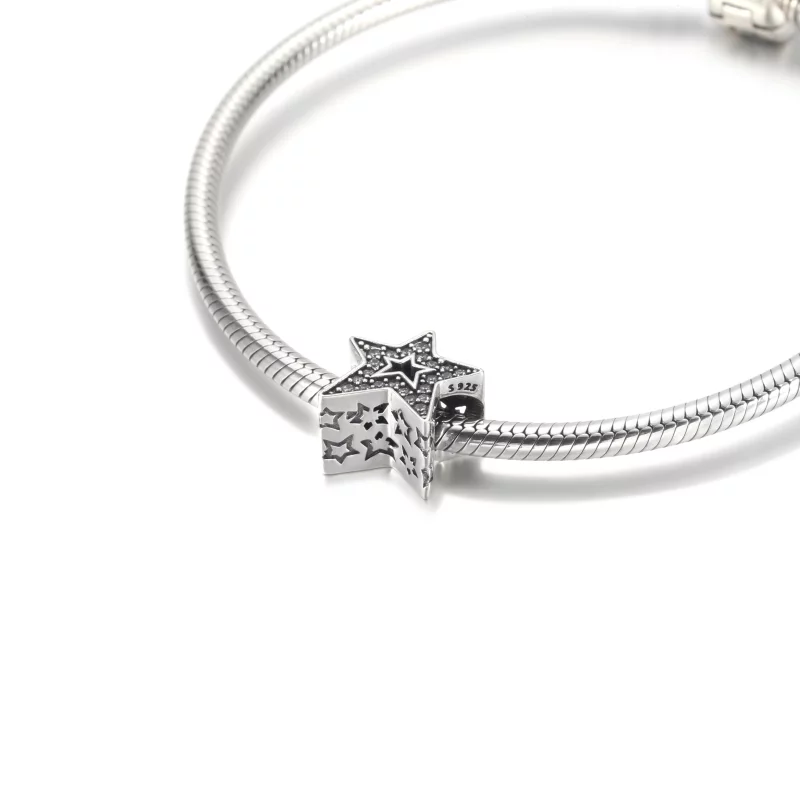 (image pour) Pendentif charm étoile asymétrique scintillant PANDORA - 790016C01 - Afficher 5