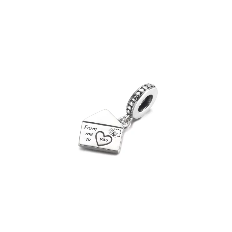 (image pour) Pendentif charmant PANDORA Pansy Flower Envelope Dangle - 790787C01 - Afficher 3