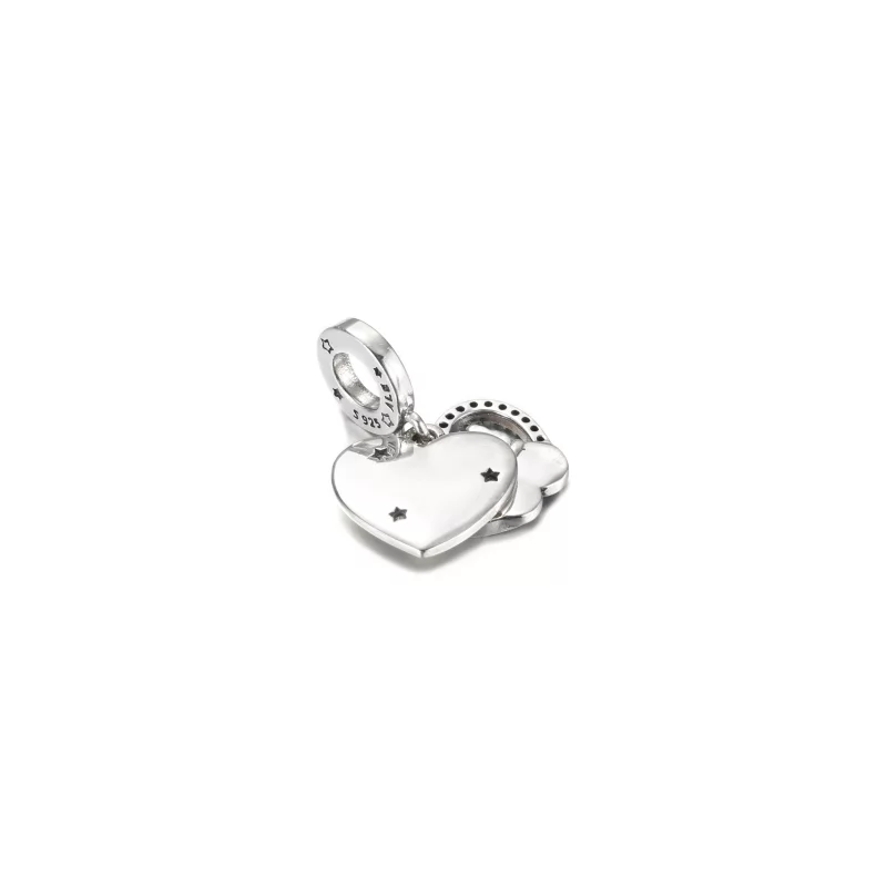 (image pour) Pendentif Chat et Cœurs PANDORA - 799546C01 - Afficher 4