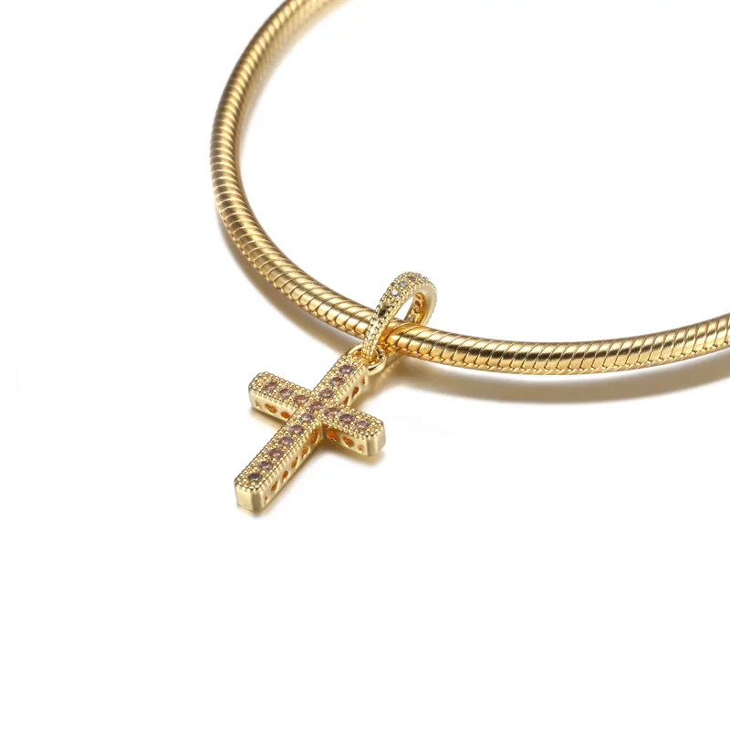 (image pour) Pendentif croix étincelant PANDORA - 359521C01 - Afficher 5