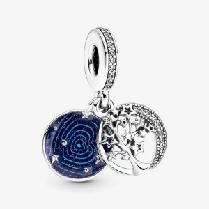 (image pour) Pendentif Double Breloque Arbre & Lune Galaxie PANDORA - 799645C01