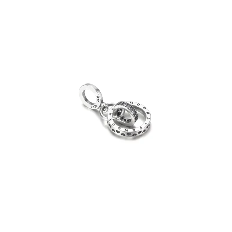 (image pour) Pendentif Pandora Logo Circles - 799490C01 - Afficher 3