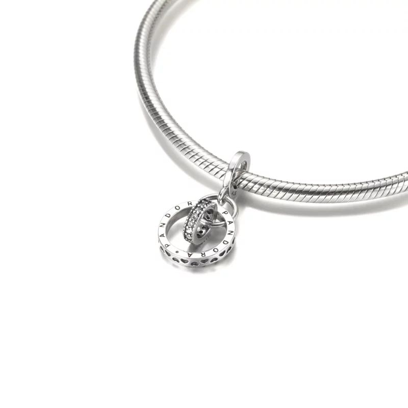 (image pour) Pendentif Pandora Logo Circles - 799490C01 - Afficher 5