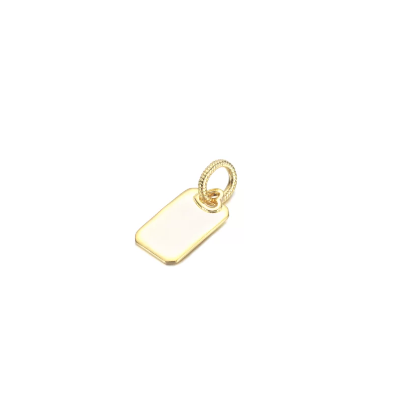 (image pour) Pendentif PANDORA Rectangle Gravable - 368611C00 - Afficher 2