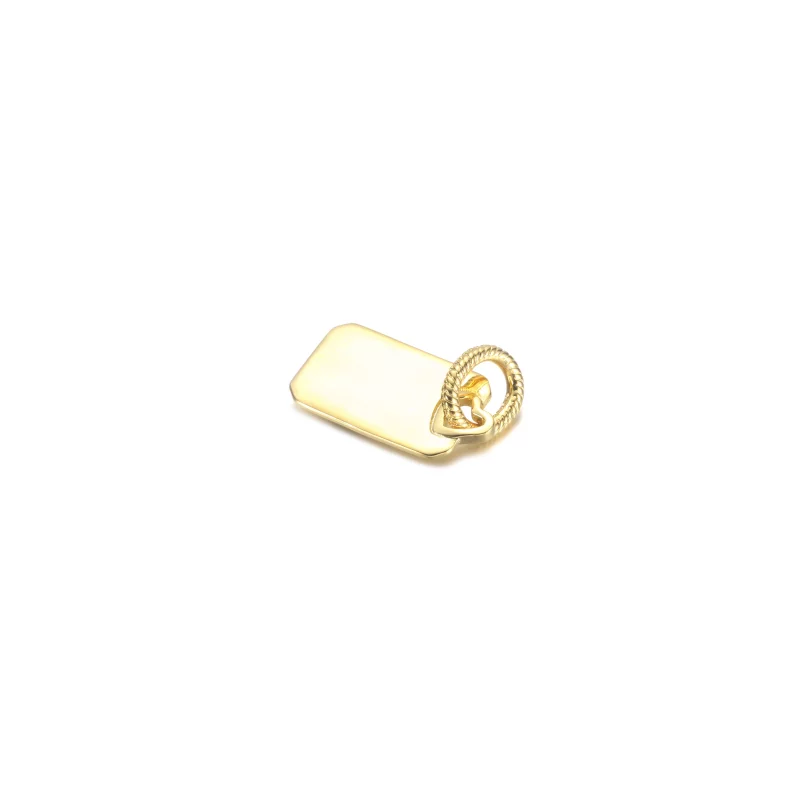 (image pour) Pendentif PANDORA Rectangle Gravable - 368611C00 - Afficher 3