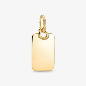 (image pour) Pendentif PANDORA Rectangle Gravable - 368611C00