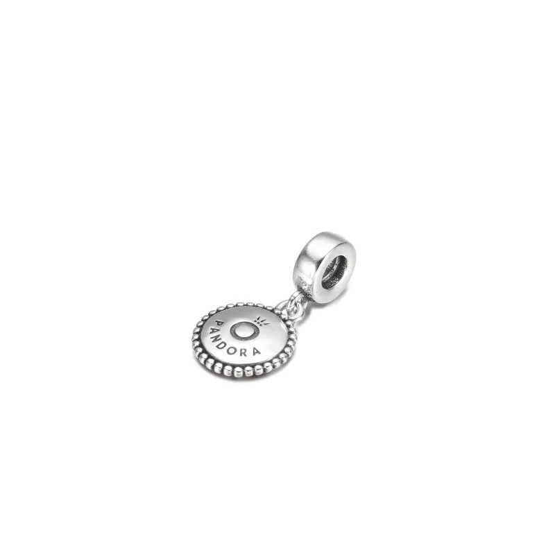(image pour) Pendentif Pandora rond à motif orange - 791169C00_E026 - Afficher 3