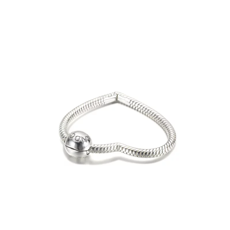 (image pour) Porte-charme en forme de cœur Pandora Moments - 399505C00 - Afficher 3