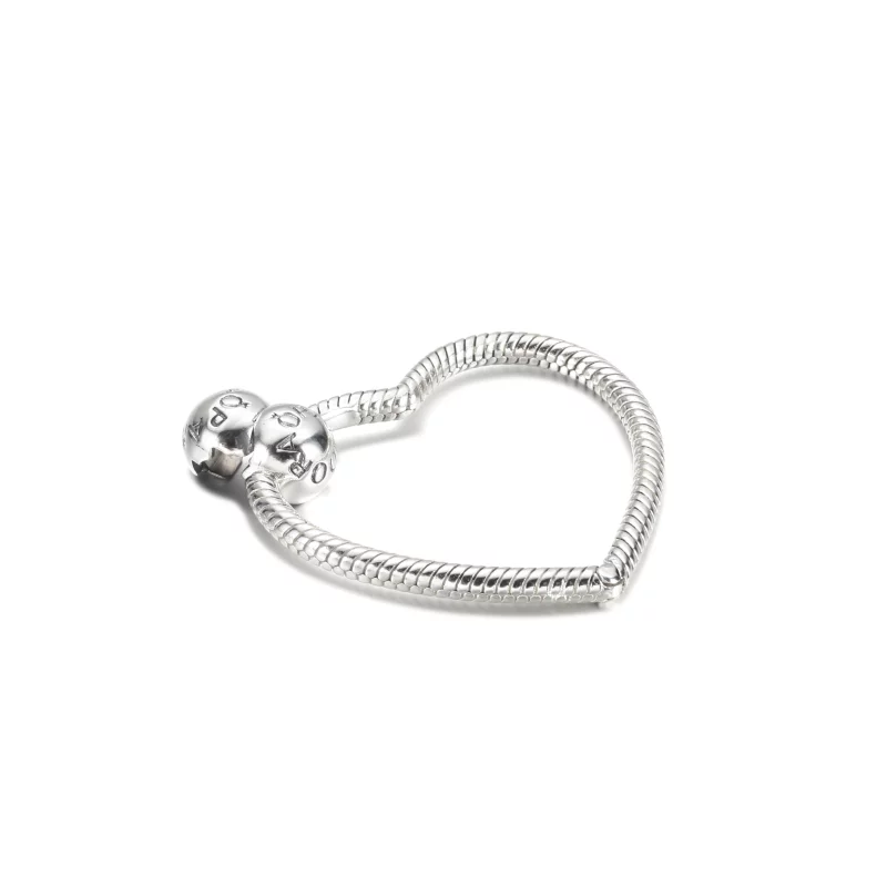 (image pour) Porte-charme en forme de cœur Pandora Moments - 399505C00 - Afficher 4