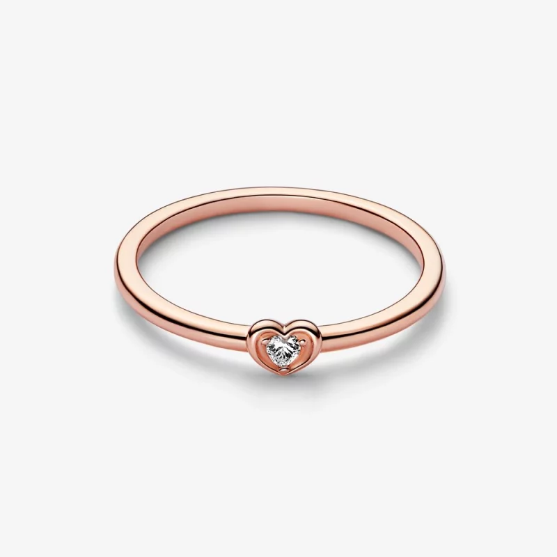 (image pour) Bague Cœur Éclatant PANDORA - 182495C01 - Afficher 3
