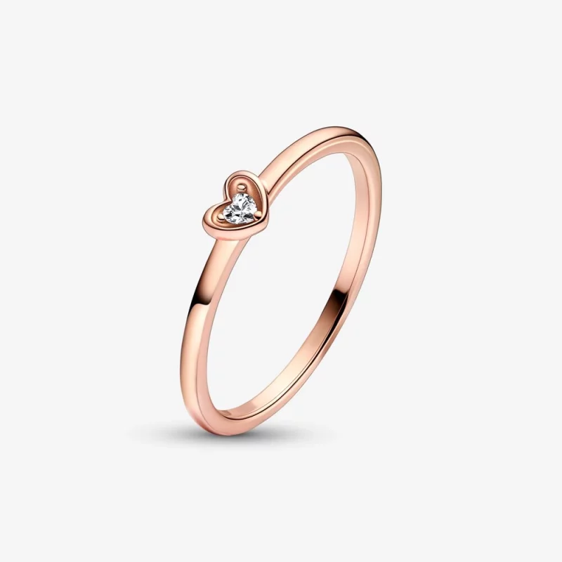 (image pour) Bague Cœur Éclatant PANDORA - 182495C01 - Afficher 4