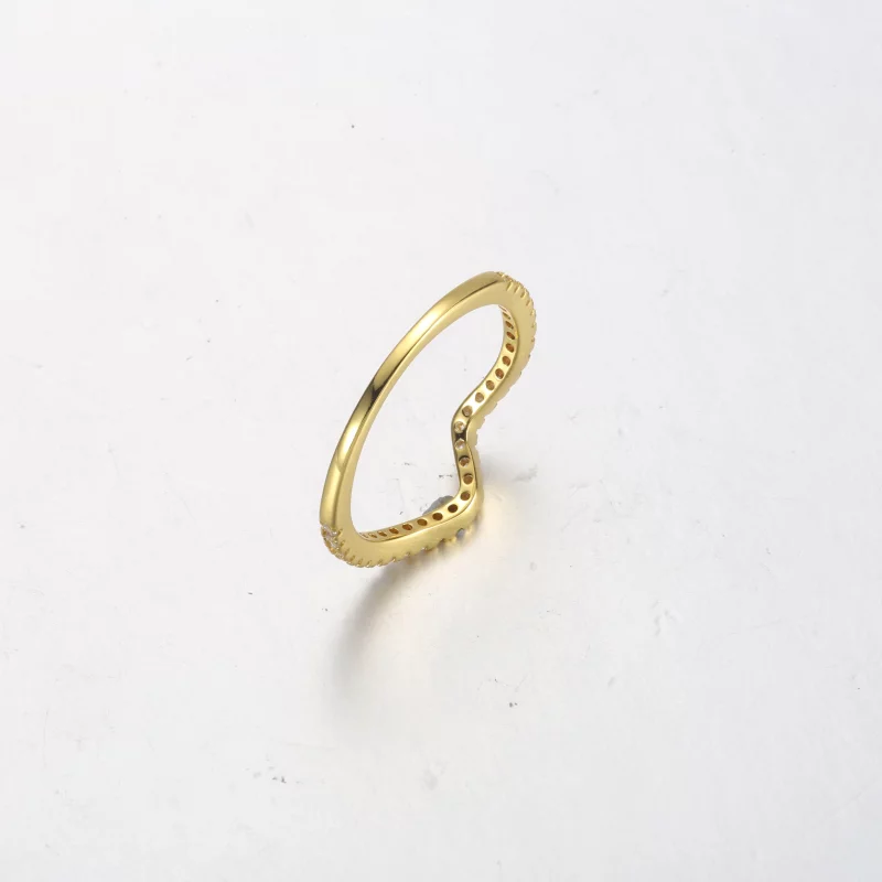 (image pour) Bague PANDORA Sparkling Wave - 162539C01 - Afficher 8