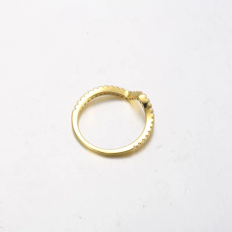 (image pour) Bague PANDORA Sparkling Wave - 162539C01 - Afficher 11