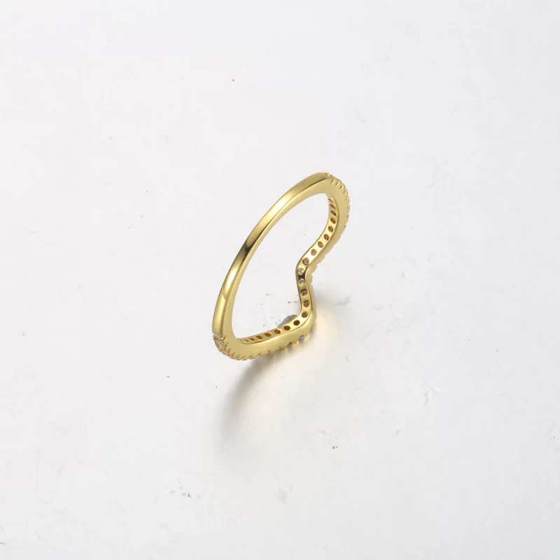 (image pour) Bague PANDORA Sparkling Wave - 162539C01 - Afficher 12