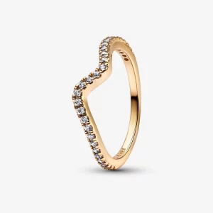 (image pour) Bague PANDORA Sparkling Wave - 162539C01