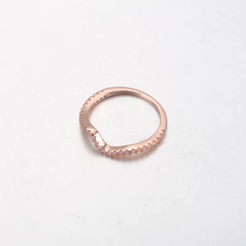 (image pour) Bague PANDORA Sparkling Wave - 182539C01 - Afficher 6
