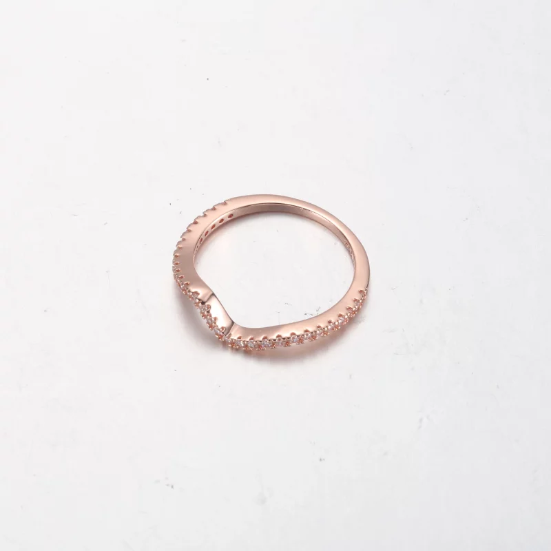 (image pour) Bague PANDORA Sparkling Wave - 182539C01 - Afficher 10