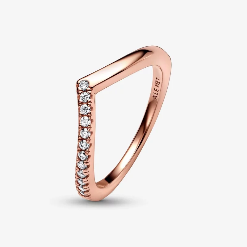 (image pour) Bague Pandora Timeless Wish Half Sparkling - 182394C01 - Afficher 4