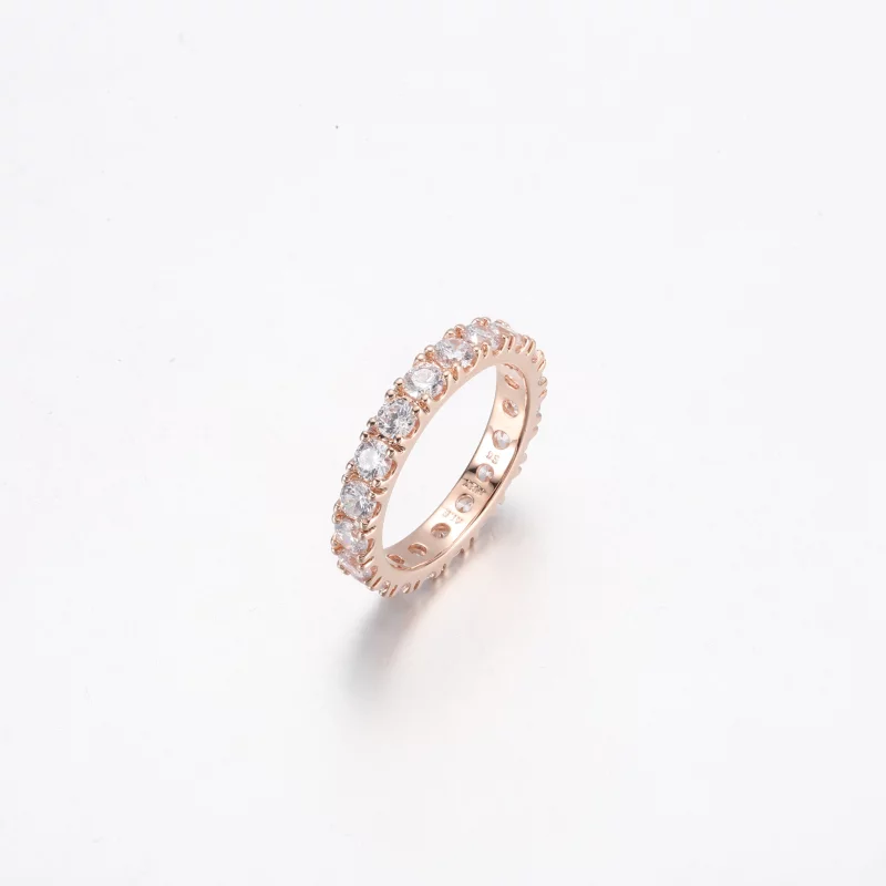 (image pour) Bague éternité PANDORA Sparkling Row - 180050C01 - Afficher 7