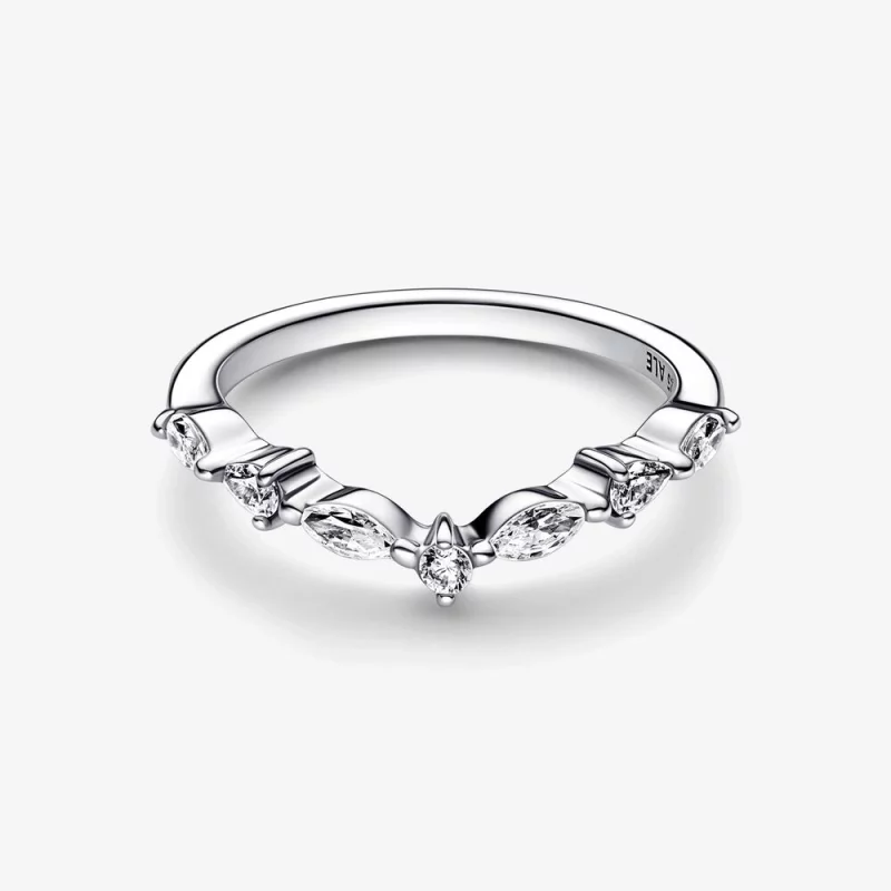 (image pour) Bague Étincelante à Alternance de Perles Pandora Timeless Wish - 192390C01 - Afficher 4