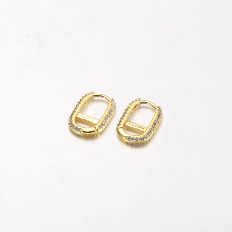 (image pour) Boucle d'oreille Pandora ME Pavé Link - 269682C01 - Afficher 6