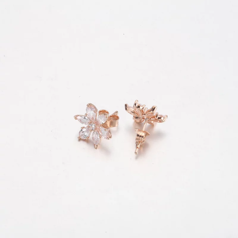 (image pour) Boucles d'oreilles clou étincelantes Herbarium Cluster PANDORA - 282407C01 - Afficher 5