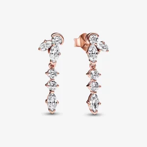 (image pour) Boucles d'oreilles pendantes en grappe PANDORA Sparkling Herbarium - 282404C01