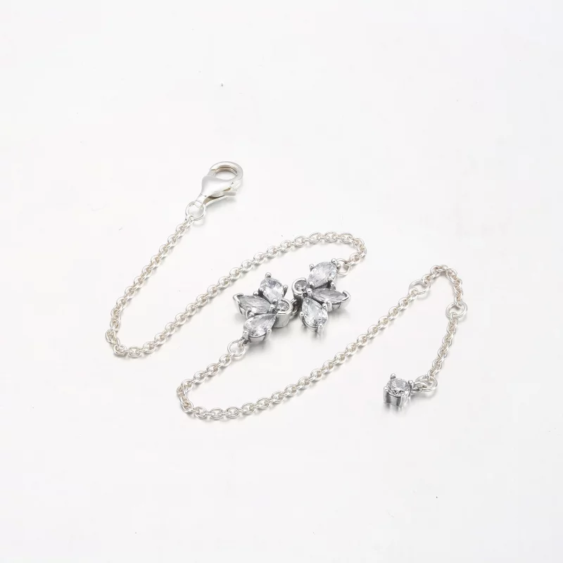 (image pour) Bracelet chaîne PANDORA Sparkling Herbarium Cluster - 592398C01 - Afficher 9