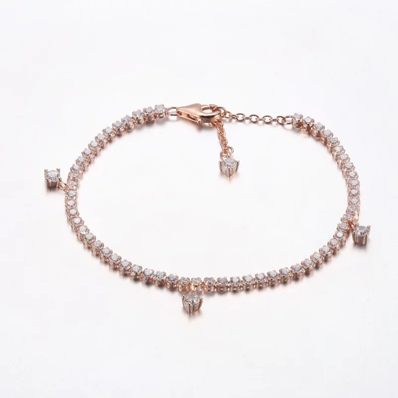 (image pour) Bracelet de tennis PANDORA Sparkling Drops - 582401C01 - Afficher 5