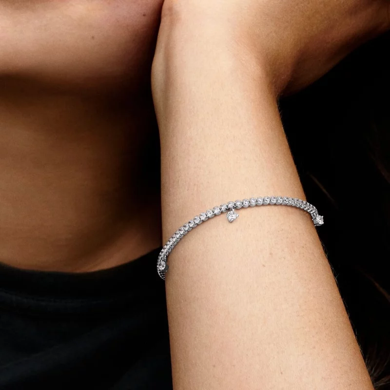 (image pour) Bracelet de tennis PANDORA Sparkling Drops - 592401C01 - Afficher 3