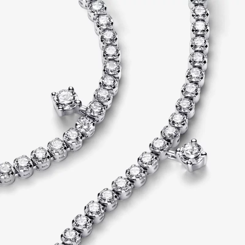 (image pour) Bracelet de tennis PANDORA Sparkling Drops - 592401C01 - Afficher 4