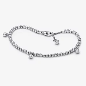 (image pour) Bracelet de tennis PANDORA Sparkling Drops - 592401C01