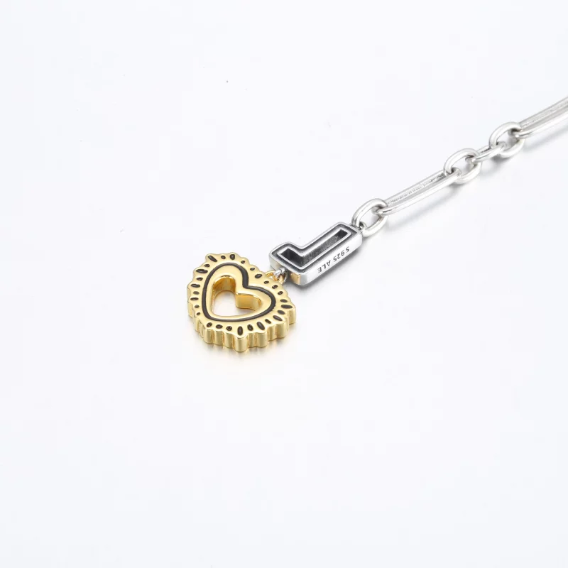 (image pour) Bracelet Love Links Keith Haring x Pandora bicolore - 562223C01 - Afficher 4
