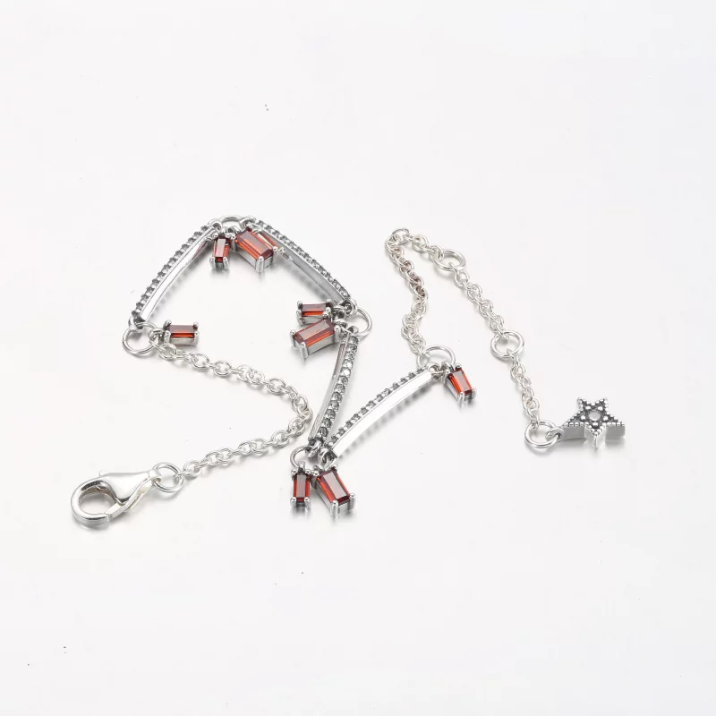 (image pour) Bracelet PANDORA Firecracker Pavé Bars - 592537C01 - Afficher 9