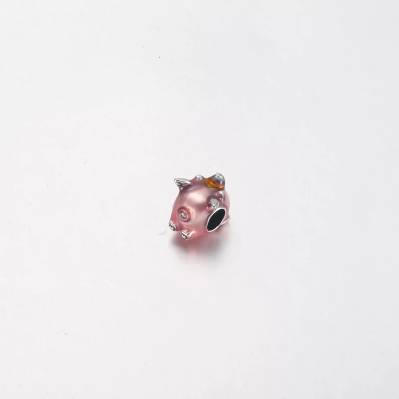 (image pour) Charm PANDORA en forme de licorne volante et cochon - 792573C01 - Afficher 6