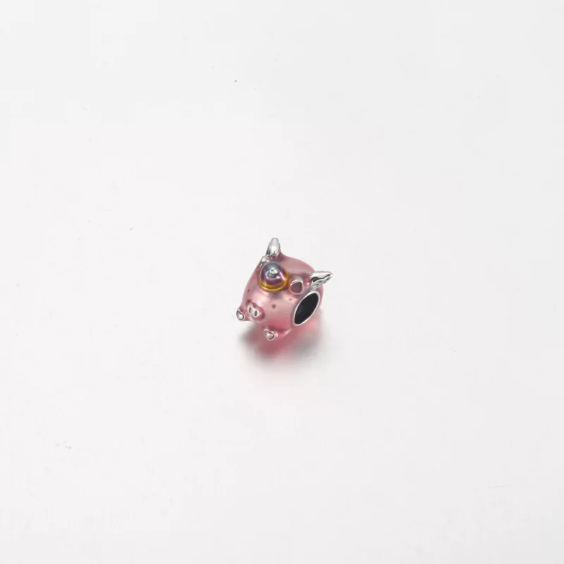 (image pour) Charm PANDORA en forme de licorne volante et cochon - 792573C01 - Afficher 9